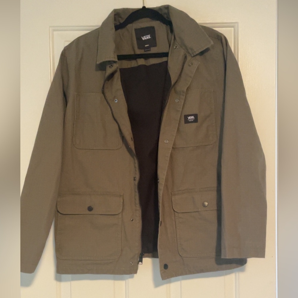 Vans Unisex Olive Invisible Hooded Jacket